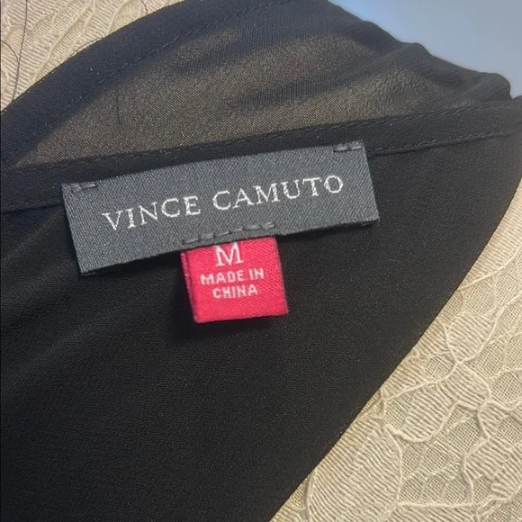 Vince Camuto Black and White Sleeveless Maxi Dress - Picture 7 of 8